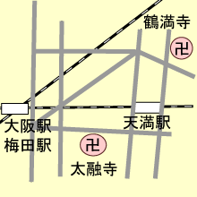 鶴満寺 / 地図