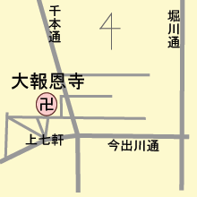 千本釈迦堂 / 地図